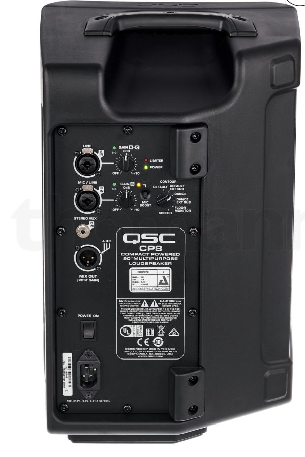 QSC CP8 2 wegs speaker - Afbeelding 3